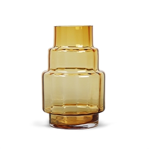 Ro Collection Hurricane Reflections Bo. 69 Vase/Candlestick Amber