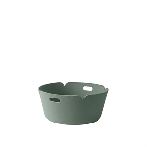 Muuto Restore Round Basket Ø52 Dusty Green