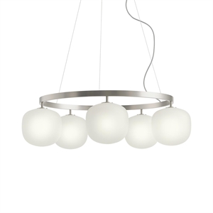 Muuto Rime Chandelier Aluminum Gray