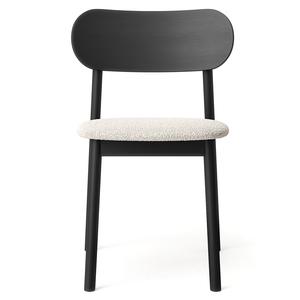 Decotique Elephant Dining Chair Black/White Bouclé