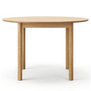 Department Wood Dining Table Ø110 cm Oak
