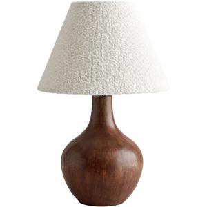 Decotique Solid Table Lamp Dark Oak