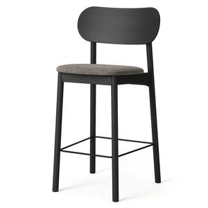 Decotique Elephant Bar Stool Black/ Brown Bouclé
