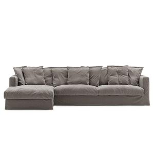 Decotique Le Grand Air 3-Seater Sofa Divan Left Smoked Granite