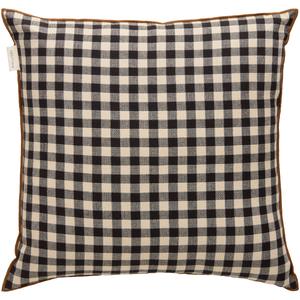 Decotique Outline Check Cushion 50x50 Black