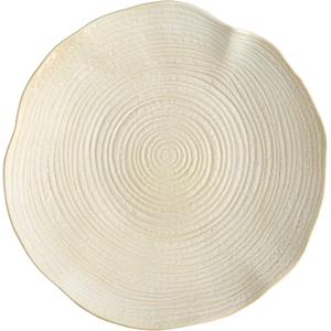 Decotique Wood Dish 39 Grey/Cream