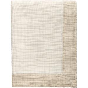 Decotique Ella Crincle Bedspread 260x260 Sand