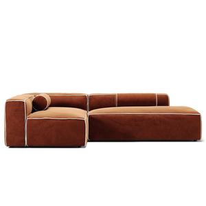 Decotique Grand Hue 3-Seater Lounge Sofa Open End Right Moonwhite/ Copper