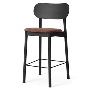 Decotique Elephant Bar Stool Black/ Rust Bouclé