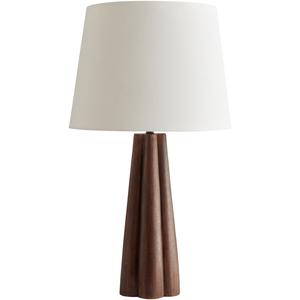 Decotique Fiber Table Lamp Dark Oak