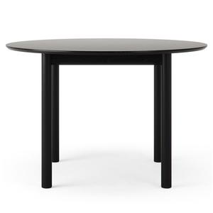 Department Wood Dining Table Ø110 cm Black