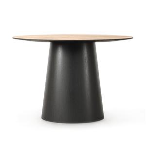 Decotique Social Dining Table 220 Black/Oak/Natural/Oak