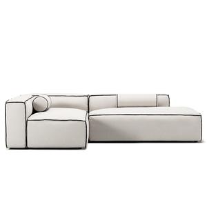 Decotique Grand Hue 3-Seater Lounge Sofa Open End Right Steam/ White/ Graphite Grey