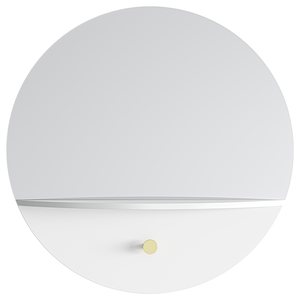 Department Pie B Wall Mirror 60 White