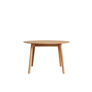 Ro Collection Salon Extendable Table Ø120 Oiled oak