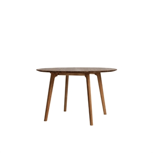 Ro Collection Salon Dining Table Ø120 Smoked Oak