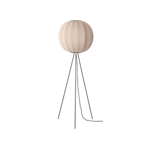 Made By Hand Knit-Wit Round Floor lamp High Ø60 Sand Stone
