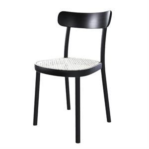 TON La Zitta Dining Chair Rattan/ Black