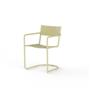 NINE Sine Dining Chair with Armrests Yellow