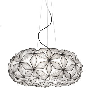 SLAMP C'Est La Vie Pendant Large Black with Black Cord