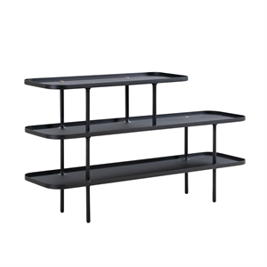 Wendelbo Slice Bookcase Medium Black
