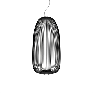Foscarini Spokes 1 Pendant with LED Black