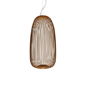 Foscarini Spokes 1 Pendant with LED Copper