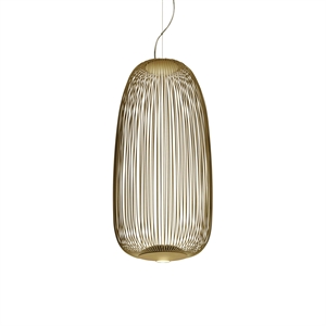Foscarini Spokes 1 Pendant with LED Gold
