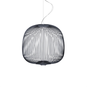 Foscarini Spokes 2 Midi Pendant with LED Gray
