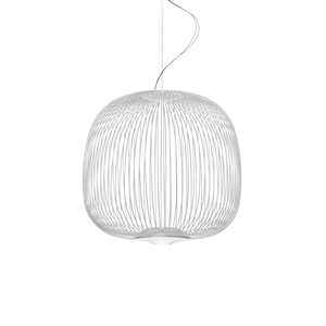 Foscarini Spokes 2 Midi Pendant with LED White