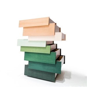 Established & Sons Stack Chest of Drawers Sage