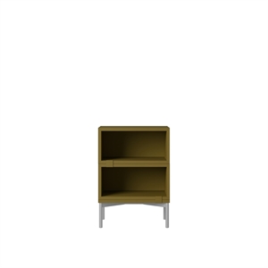 Muuto Stacked Bedside Table Configuration 1 Brown-Green