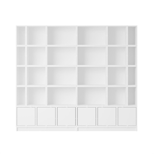 Muuto Stacked Bookcase Configuration 1 White