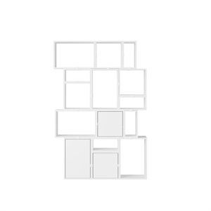 Muuto Stacked Bookcase Configuration 2 White