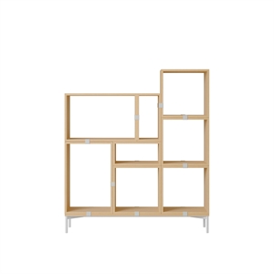 Muuto Stacked Bookcase Configuration 5 Oak