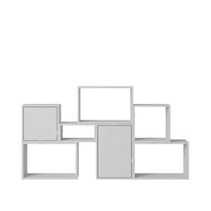 Muuto Stacked Bookcase Configuration 6 Gray