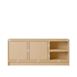 Muuto Stacked Hallway Shelving Configuration 2 Oak