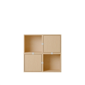 Muuto Stacked Hallway Shelving Configuration 4 Oak