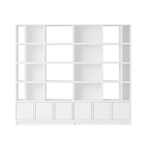 Muuto Stacked Office Shelving Configuration 1 White