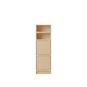 Muuto Stacked Office Shelving Configuration 4 Oak