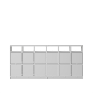 Muuto Stacked Bookcase Configuration 1 Gray