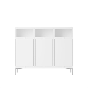 Muuto Stacked Shelving Configuration 3 White