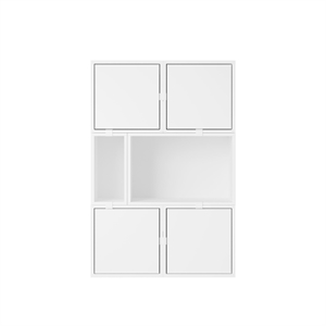 Muuto Stacked Shelving Configuration 4 White