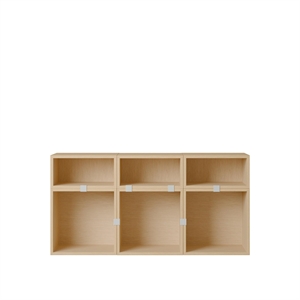Muuto Stacked Shelving Configuration 5 Oak