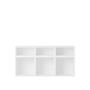 Muuto Stacked Shelving Configuration 5 White