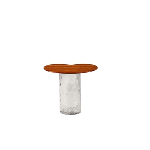 Miniforms Striche Side Table Orange/ Transparent
