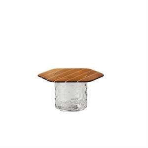 Miniforms Striche Coffee Table Orange/ Transparent