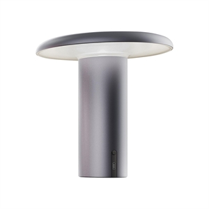 Artemide Takku Portable Table Lamp Anodized Gray