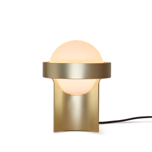 Tala Loop Table Lamp Large Gold with Sphere IV