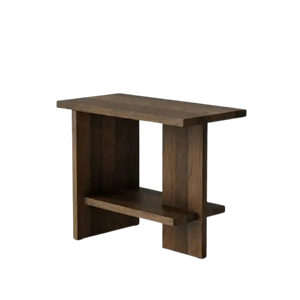 NINE Tee Side Table Rectangular Smoked Oiled Oak